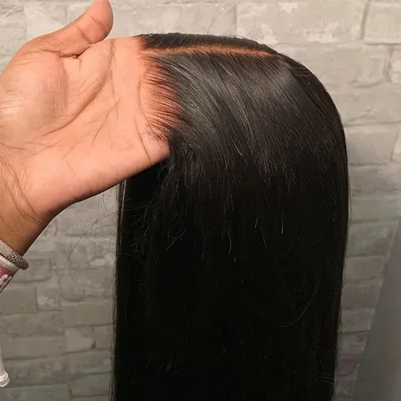 4x4 5x5 HD dentelle frontale sans colle perruque cheveux humains 30 40 pouces droite perruque de che