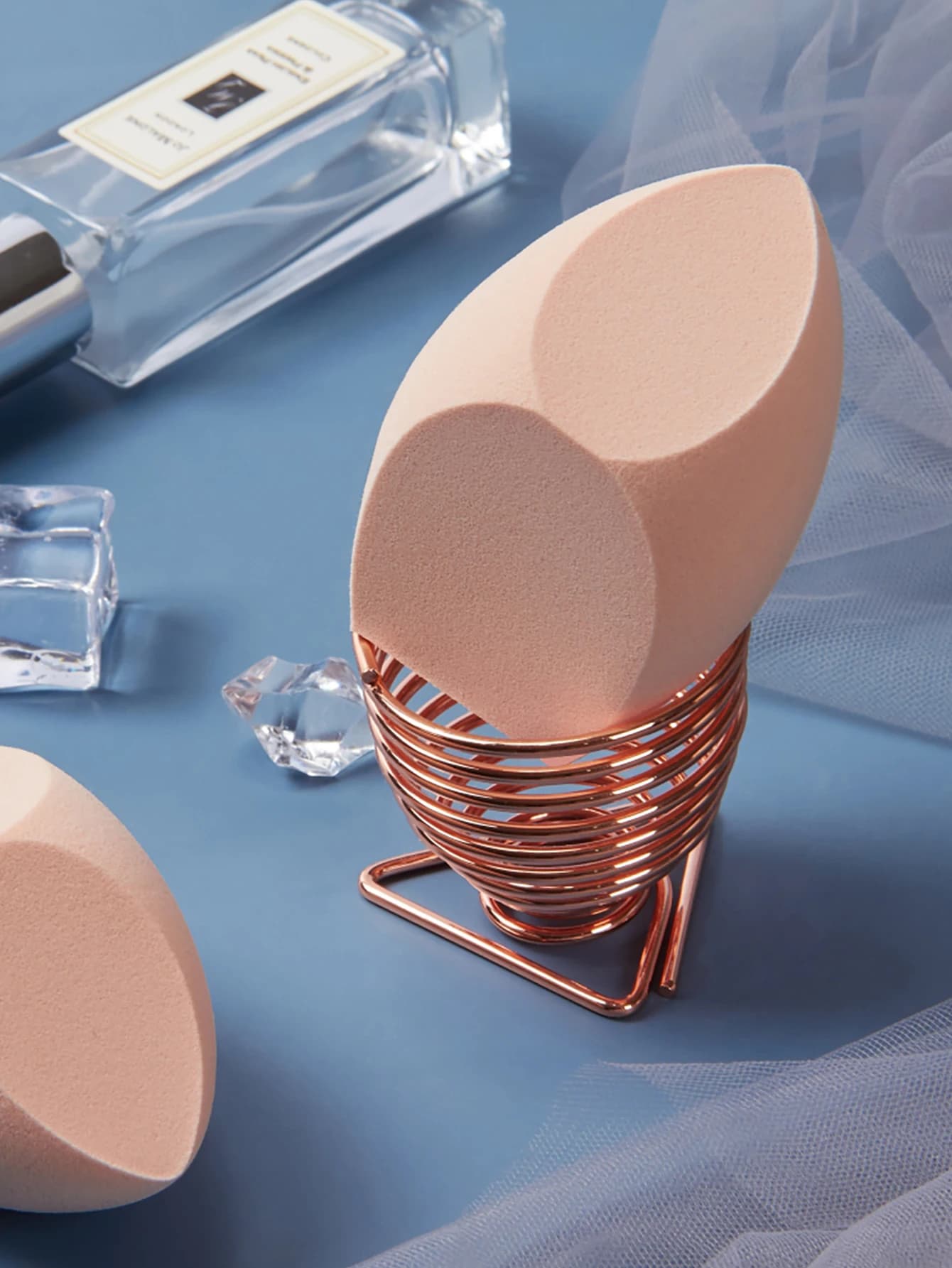 1 paquet grande taille maquillage éponge fond de teint cosmétique bouffée lisse poudre correcteur be