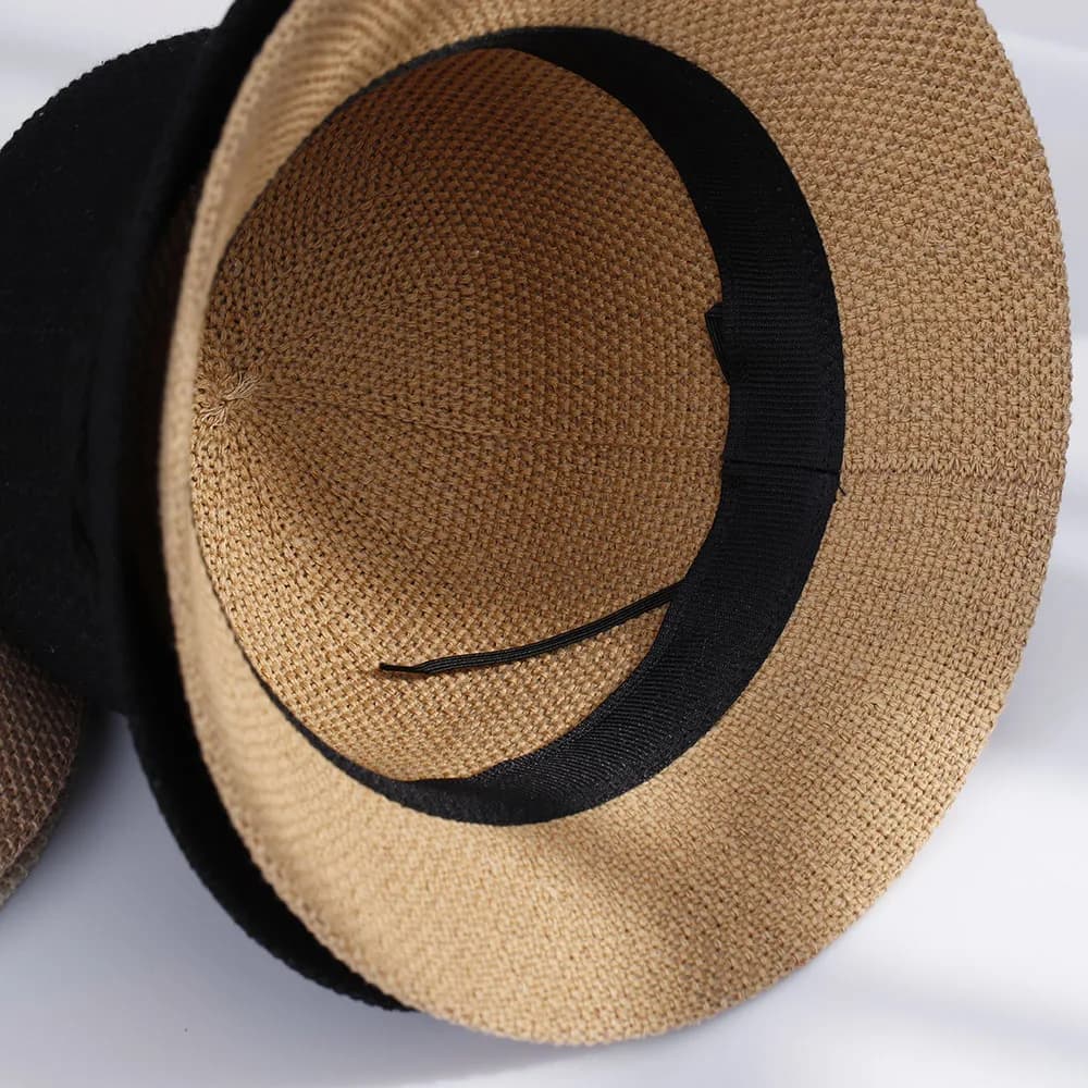 Chapeaux de paille pour femmes, panjamas, protection UV, pare-soleil, chapeaux de plage, mode, visiè