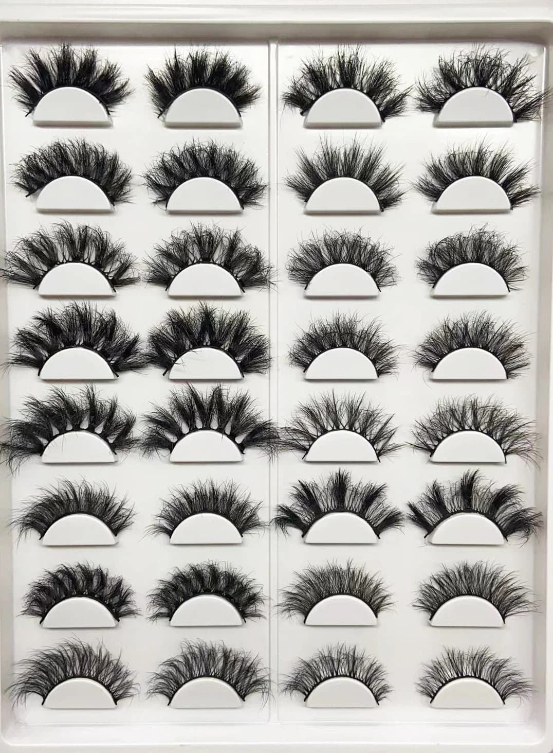 16 Styles mélanger cils de vison 3D cils de vison 100% cils sans cruauté cils naturels réutilisables