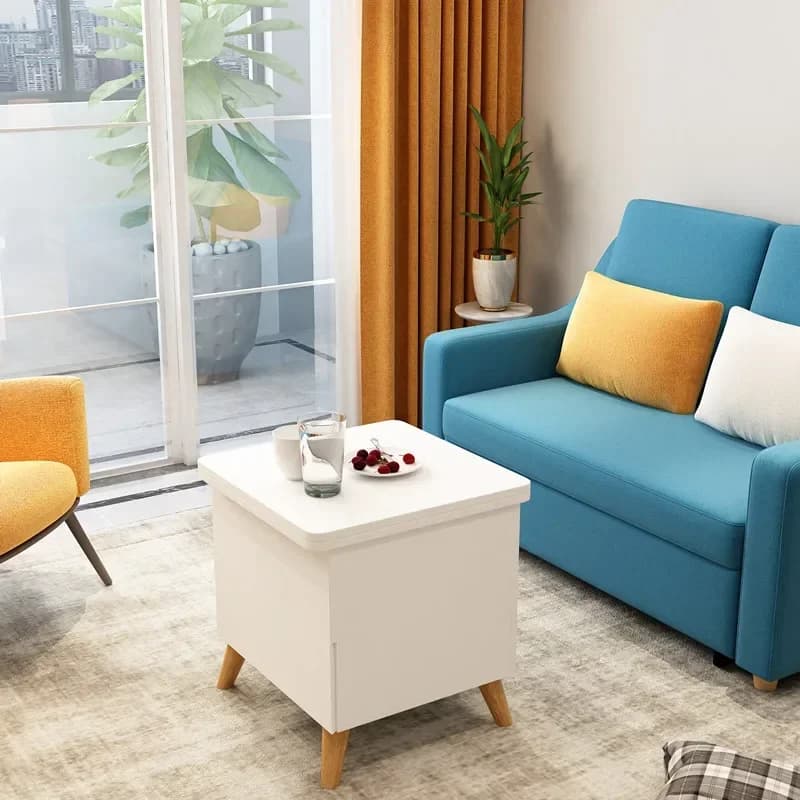 Table basse moderne italienne délicatesse européenne Premium Table basse exquise rangement Glamour M
