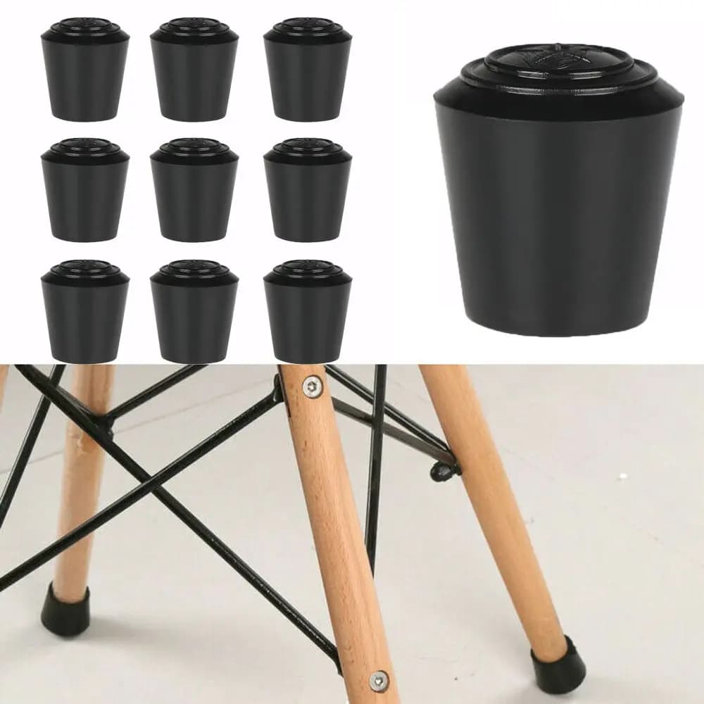 Coussinets ronds anti-aldes pour meubles, couvre-pieds, capuchons de chaise, protecteurs de sol, 10 