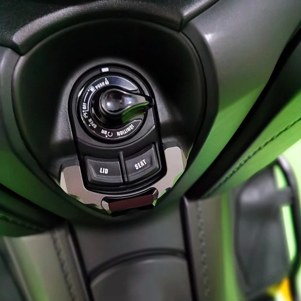 Couvercle décoratif de serrure de porte électrique CNC, pour Yamaha X-MAX125 X-MAX250 X-MAX300 2017-