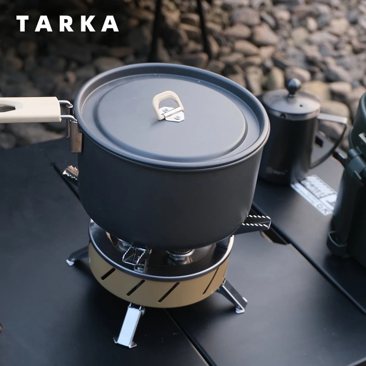 TARKA Camping 5 tête cuisinière à gaz 11800w haute puissance extérieur pliant brûleur à gaz four de 