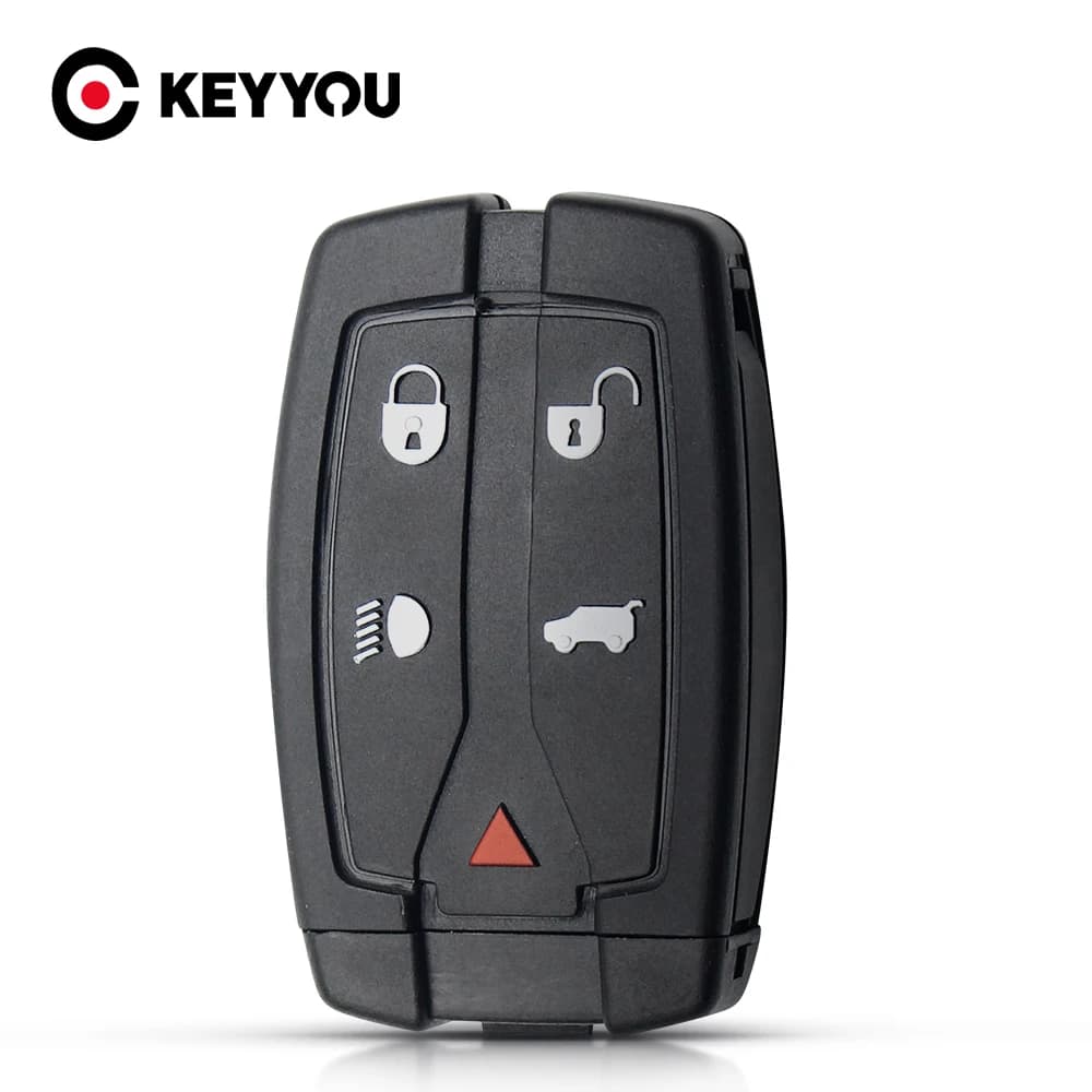 KEYYOU coque de clé de remplacement pour Land Rover Freelander 2 Discovery télécommande clé de voitu