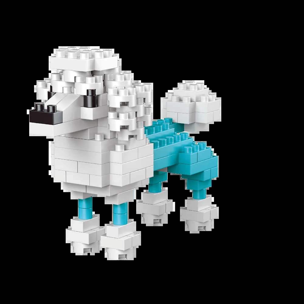 Mini blocs de construction pour chien teckel, jouet pour adultes et enfants: design détaillé et réal