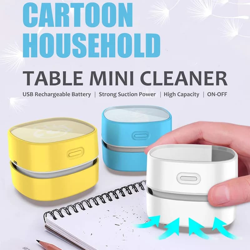 Mini aspirateur de bureau sans fil, balayeuse de poussière de table, économie d'énergie, aste par US