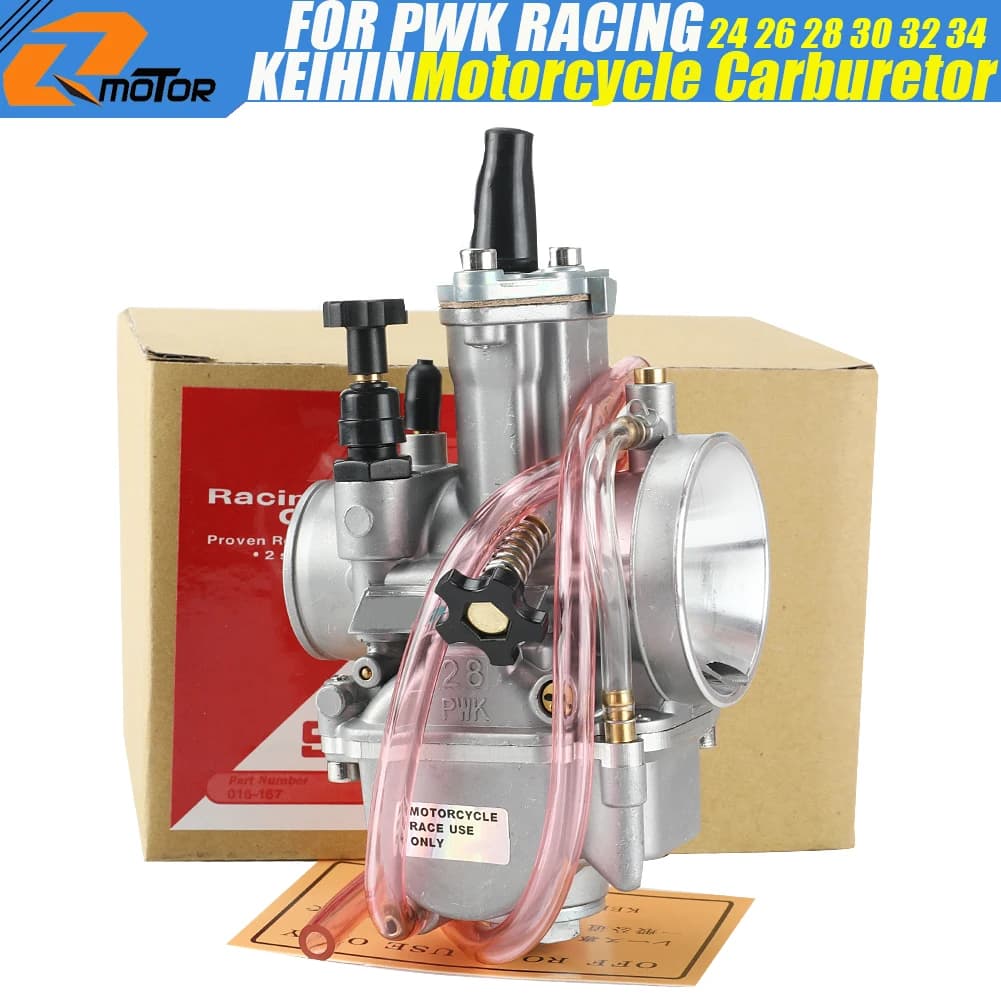 Carburateur universel PWK 24 26 28 30 32 34mm pour Keihin Carb 2T 4T moto ATV Quad Go Kart Dirt Bike