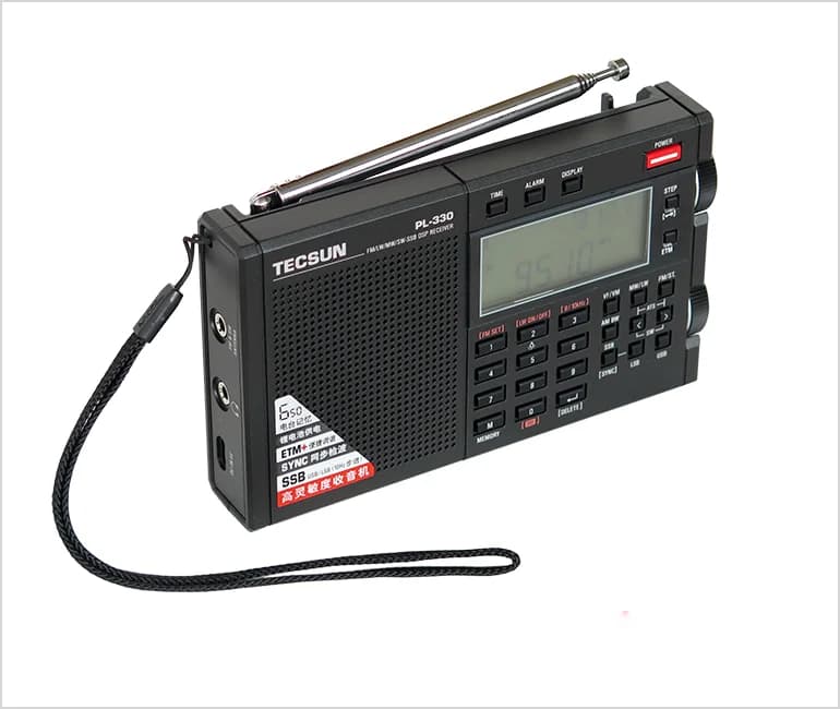 Tecsun PL-330 FM/MW/SW/LW SSB DSP Radio pleine bande récepteurs Radio portables multifonctionnels Ra