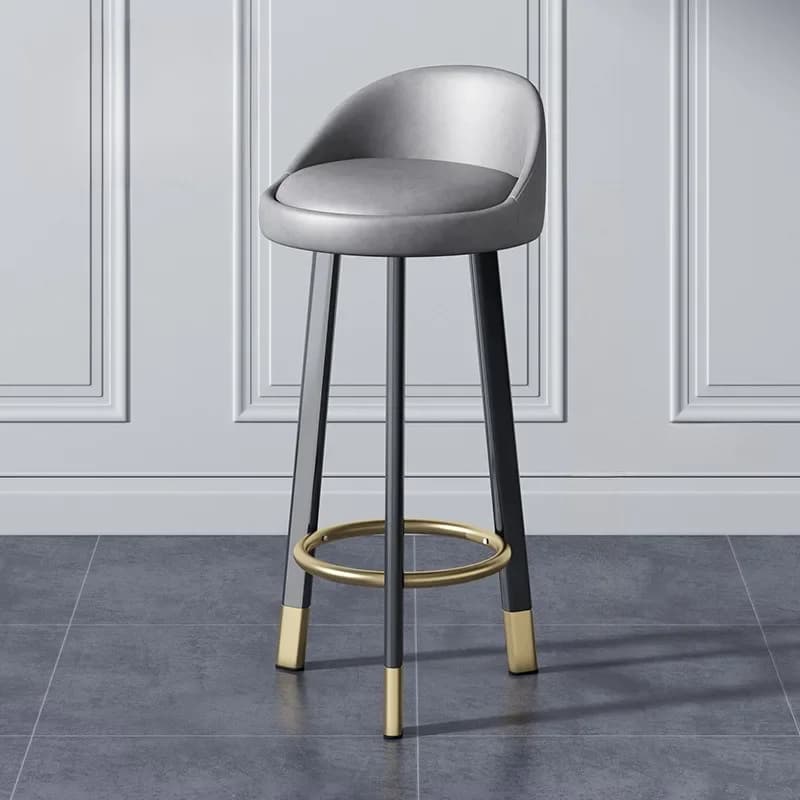 Chaise de Bar légère et rotative de luxe, chaise de Bar avec dossier, chaise de levage, moderne et S