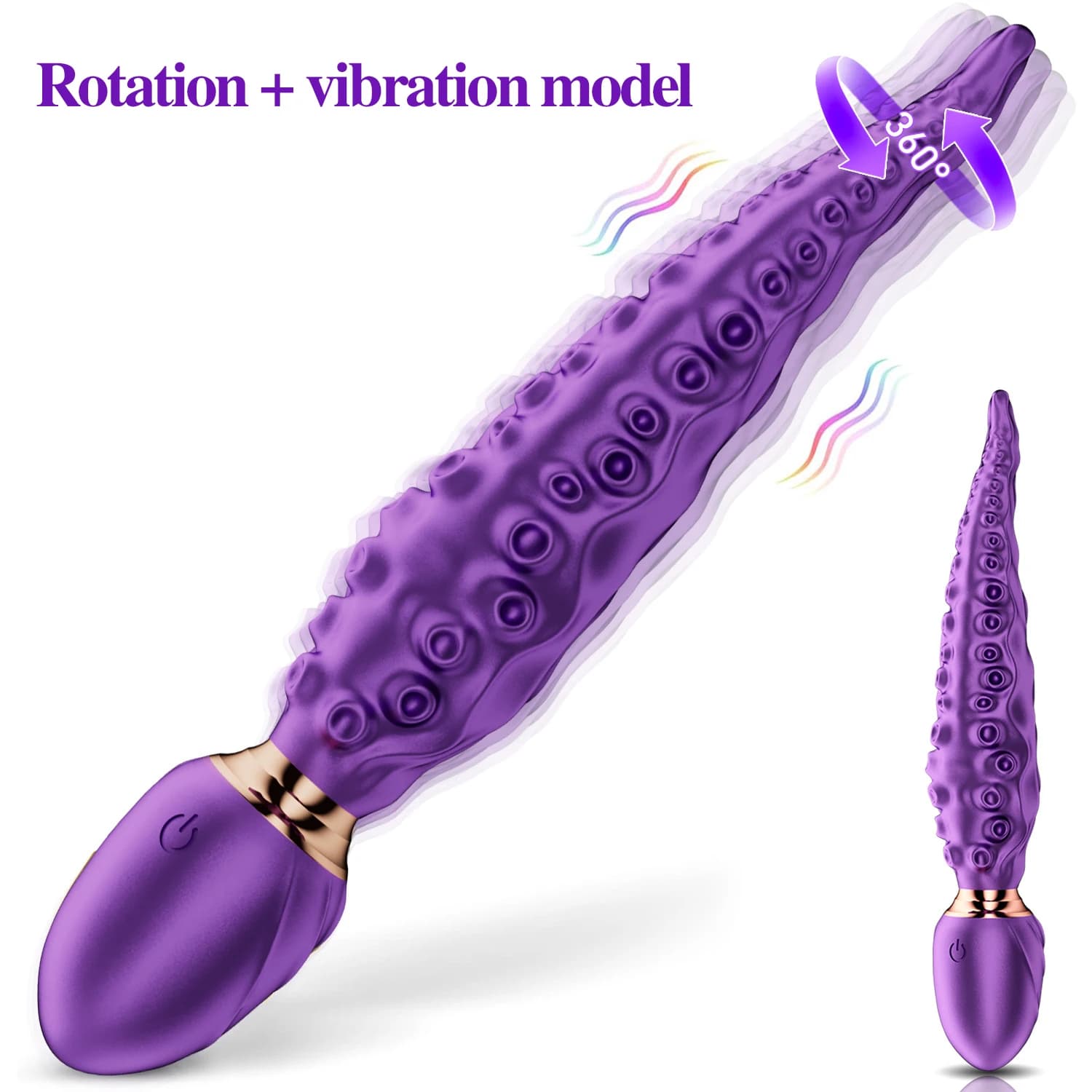 Vibromasseur poulpe vibrant à Rotation, jouets sexuels pour femmes, mignon et Sexy, Masturbation fém