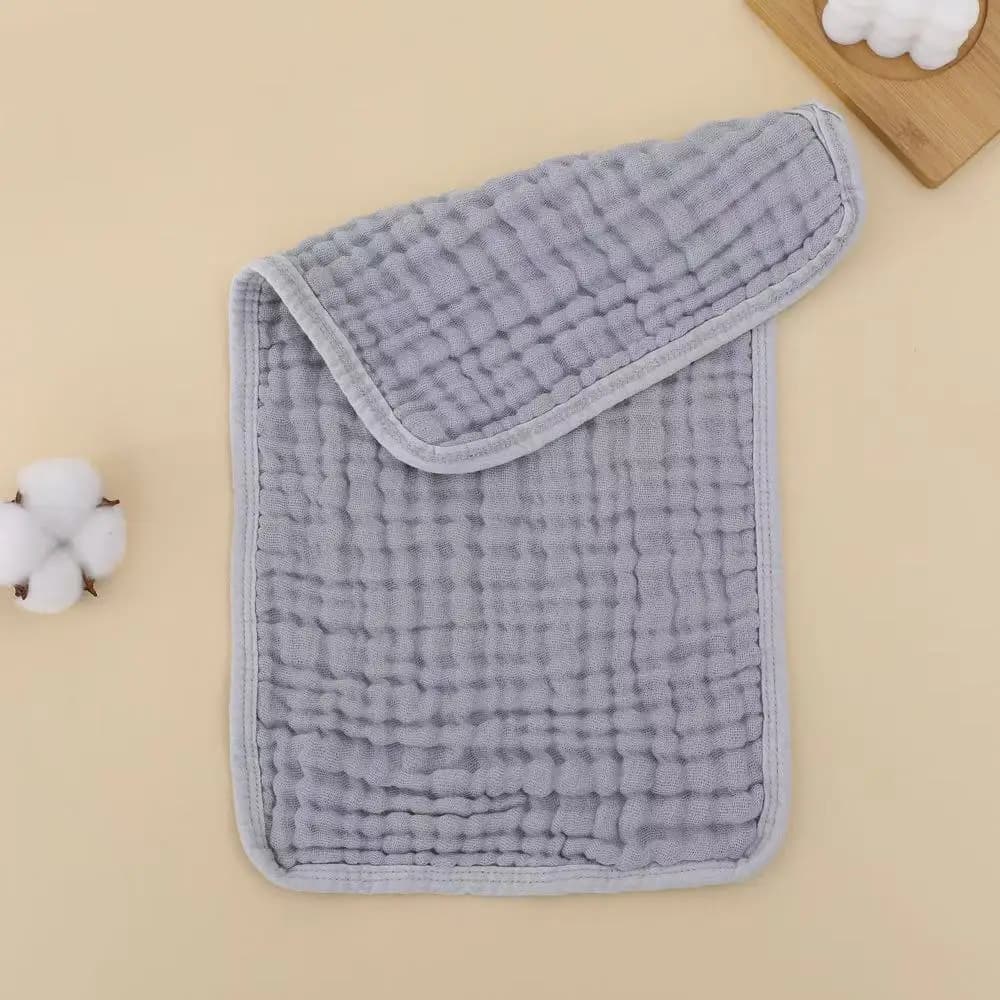 5 pièces 25*50 cm doux absorbant 6 couches coton mousseline bébé rot tissus nouveau-né bave dentitio