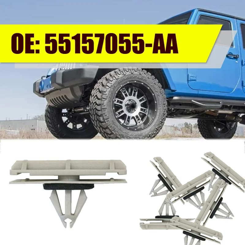 Clips de Moulage Évasés pour Garde-boue de Voiture, Attache, Rivet, Retenue, Gris, Accessoires pour 