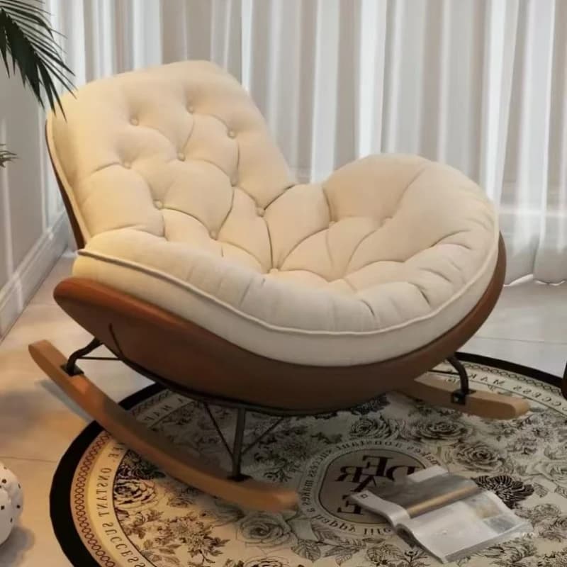 Chaise à bascule pingouin minimaliste moderne, chaise longue, chaise de loisirs, salon, luxe, nid d'