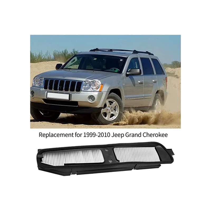 Kit de boîtier et de filtre d'air d'habitacle adapté pour Jeep Grand Cherokee 1999 – 2010, accessoir