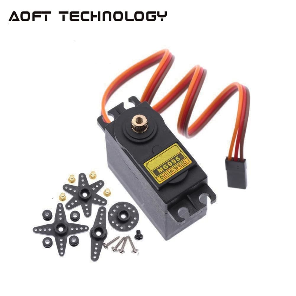 Servomoteurs numériques 13KG 15KG, 4 pièces, MG995 MG996R, engrenage tout en métal pour JR voiture R