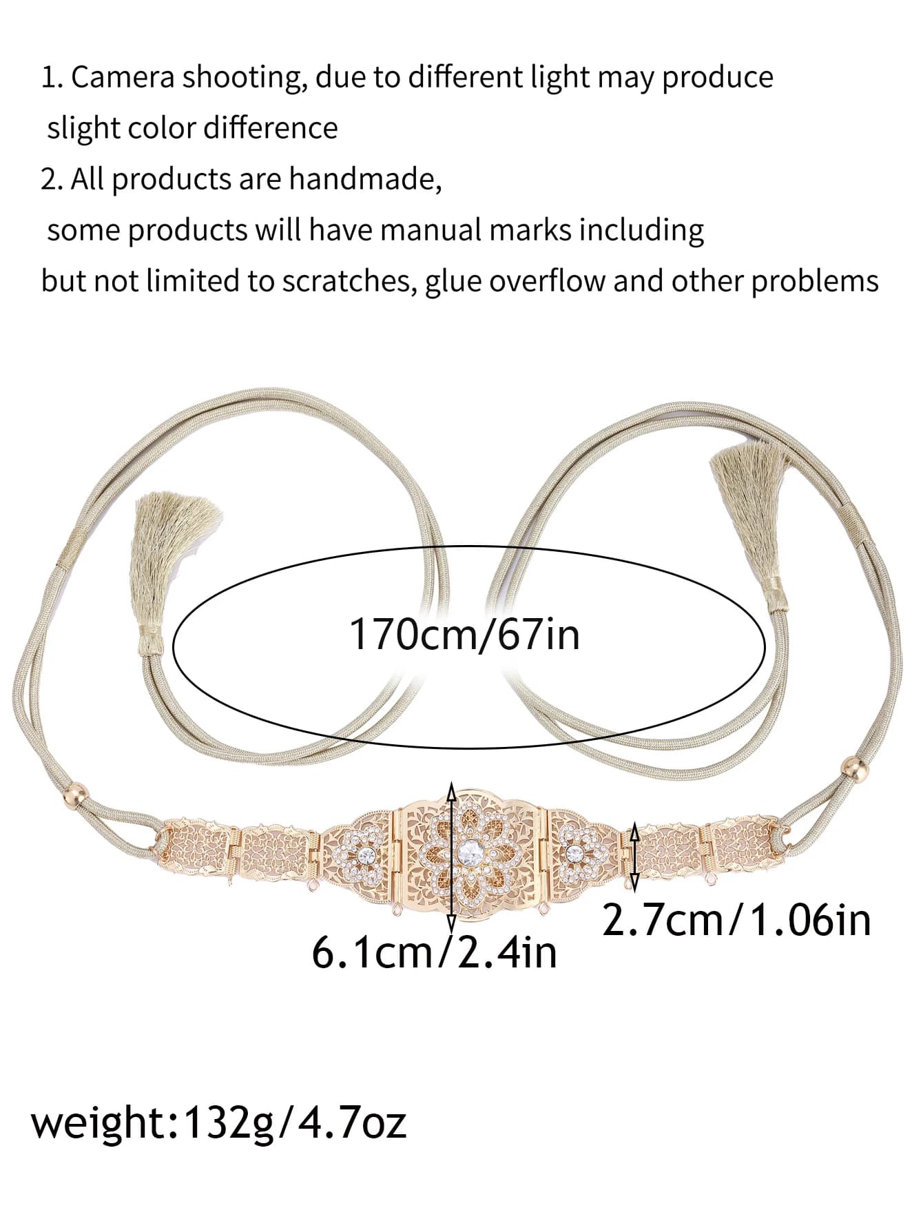 Ensemble de ceinture de mariage luxueux, ensemble lavande avec corsage, boucles d'oreilles et ceintu