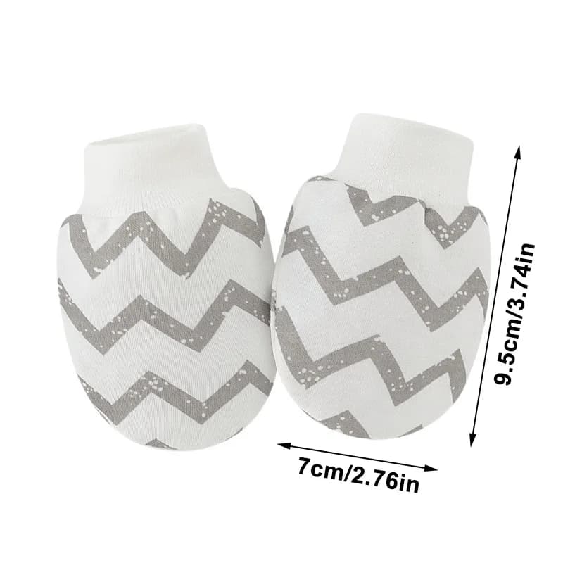 Gants de Protection pour nouveau-né, 6 paires/lot, mitaines pour bébé garçon, en coton doux, anti-ra