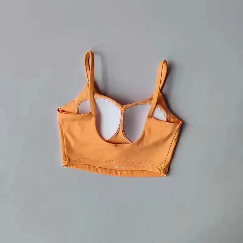 Haut de soutien-gorge de sport pour femmes, push up, rembourré fixe, hauts push-up, gilet de fitness