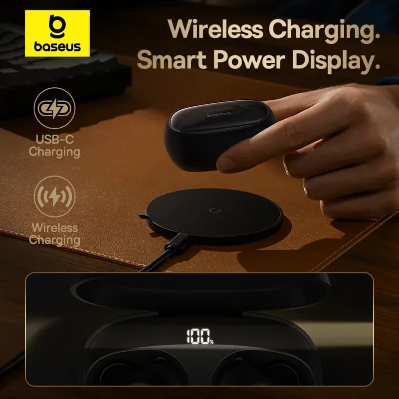 Baseus Bowie MA10 Pro ANC écouteurs sans fil 48dB hybride ANC Bluetooth 5.3 écouteurs IPX6 étanche 4