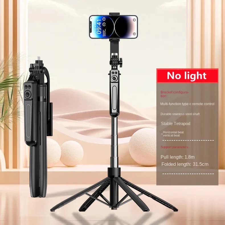 COOL DIER Nouveau trépied pour appareil photo de smartphone, support de trépied avec déclencheur Blu