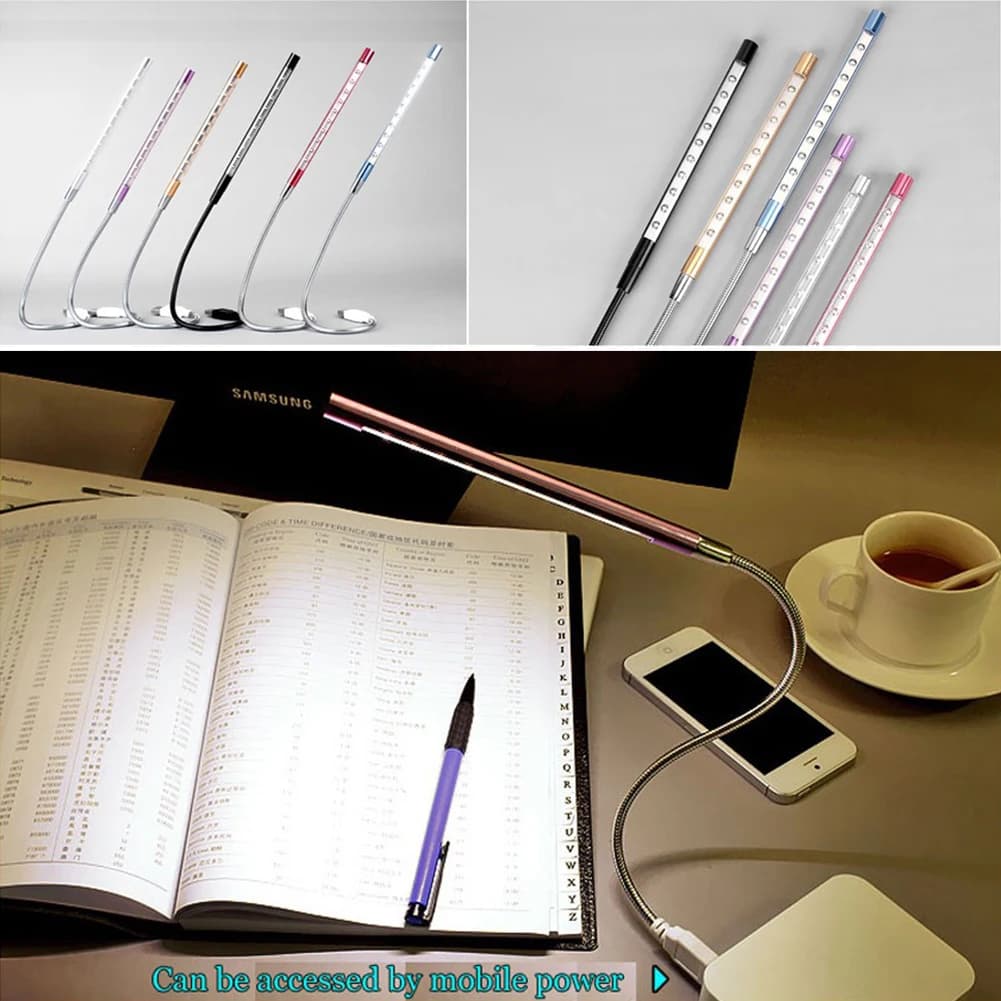 USB LED veilleuses Flexible 5V ordinateur portable clavier lecture éclairage USB LED bureau livre la