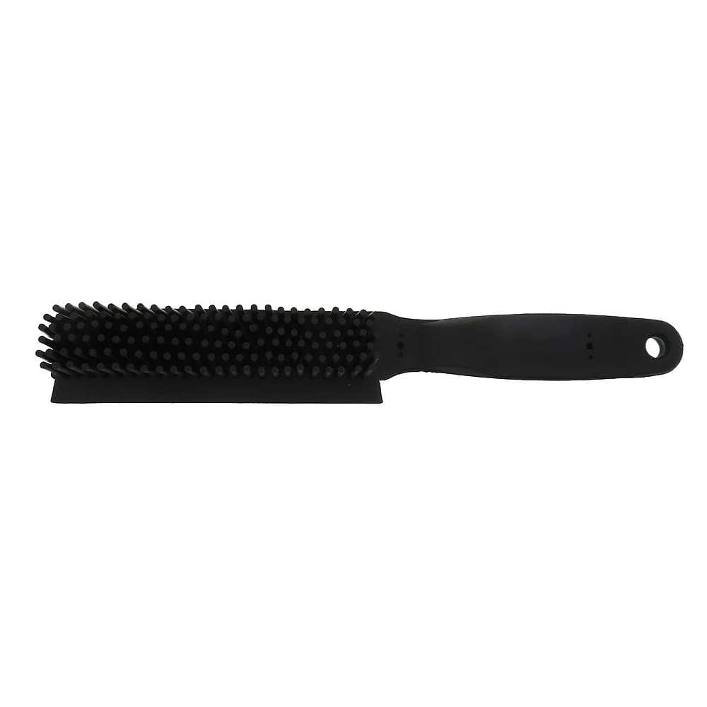Brosse professionnelle multifonction en caoutchouc pour animaux de compagnie, poils doux, toilettage