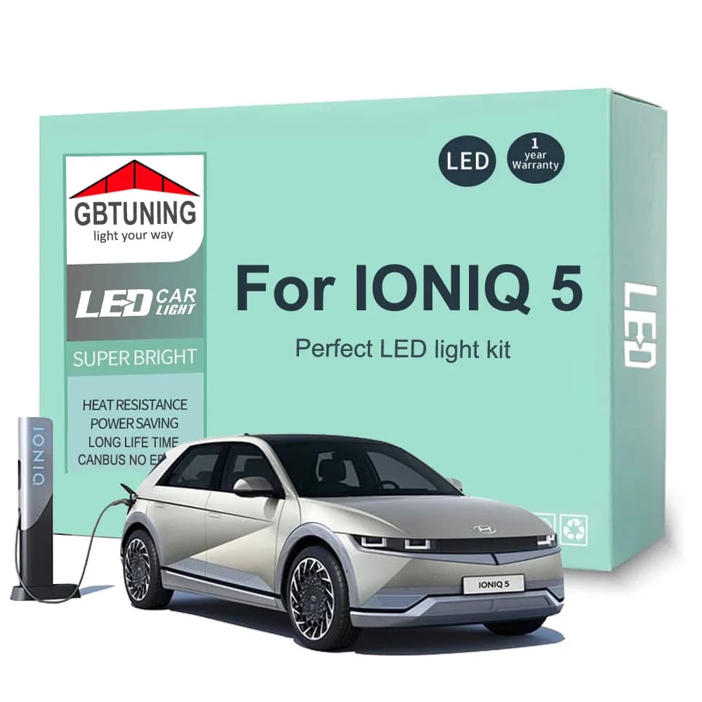 Kit d'ampoule Canbus pour voiture, 4 pièces, pour Hyundai IONIQ 5 2022 2023, dôme de véhicule, coffr