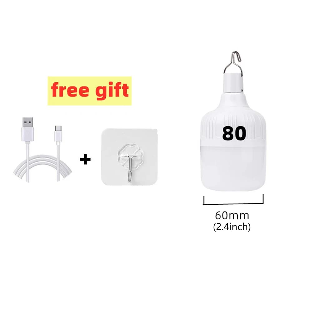 USB Rechargeable LED multifonctionnel lumières de secours maison extérieure lanternes portables lamp