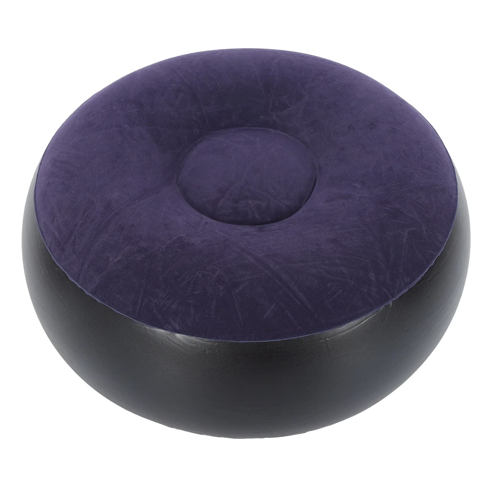 Chaise de camping gonflable portable avec repose-pieds, tabouret de flocage, extérieur, maison, bure