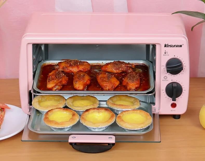 Healthmaker-Mini Four Électrique Domestique, Cuisson, Petit Four Domestique Multifonction, 9L, 220-2