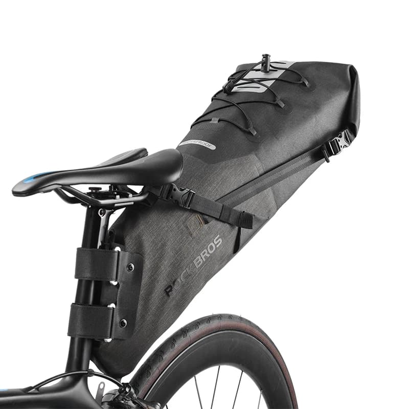 ROCKBROS – sac de vélo réfléchissant imperméable 8 10 14 L, sacoche de selle de grande capacité, sac