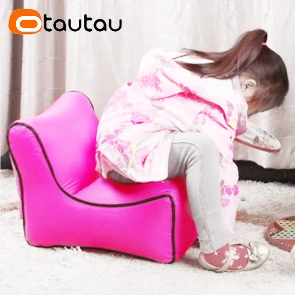 OTAUTAU-Petite chaise gonflable portable, tabouret de camping en plein air, flotteurs de piscine de 