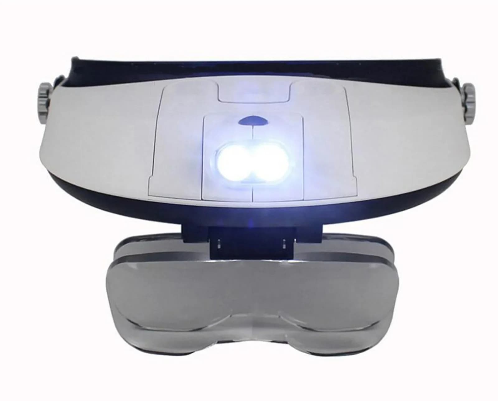 Loupe bandeau lunettes à souder lampe à LED Loupe lumineuse lampe frontale détachable Loupe à souder