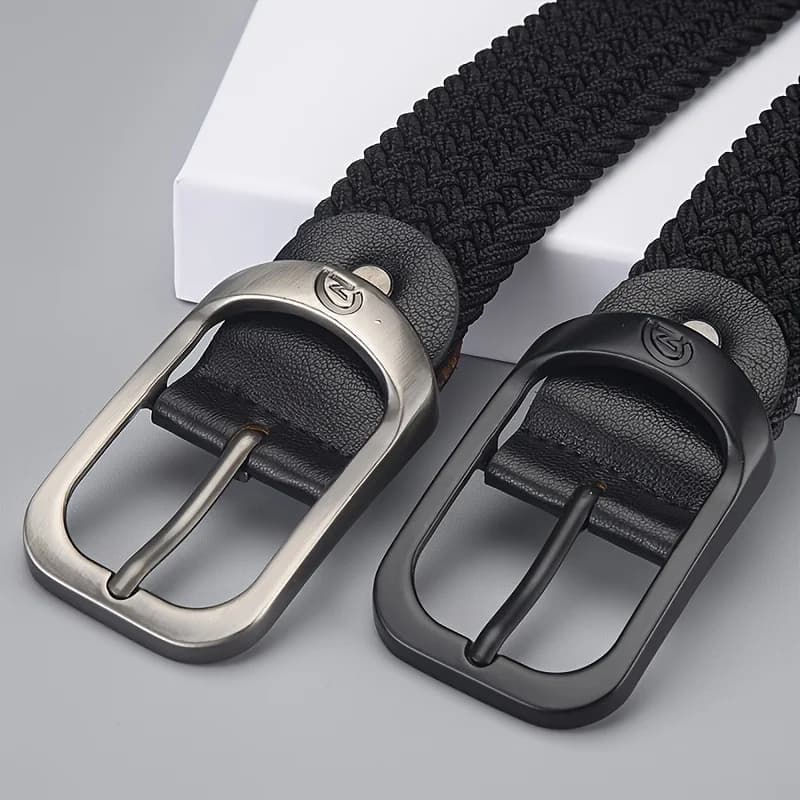 Ceinture élastique tissée décontractée pour hommes et femmes, ceinture de sport de plein air, ceintu