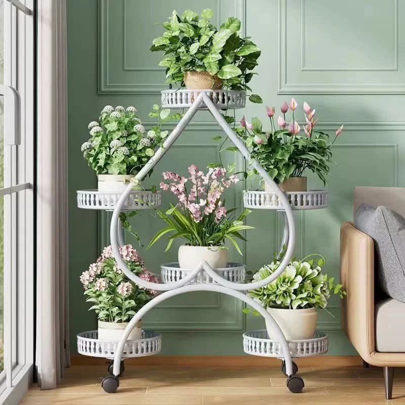 Support de plantes en métal, étagère de jardinière sur pied, support de Pot de fleur, salon, présent