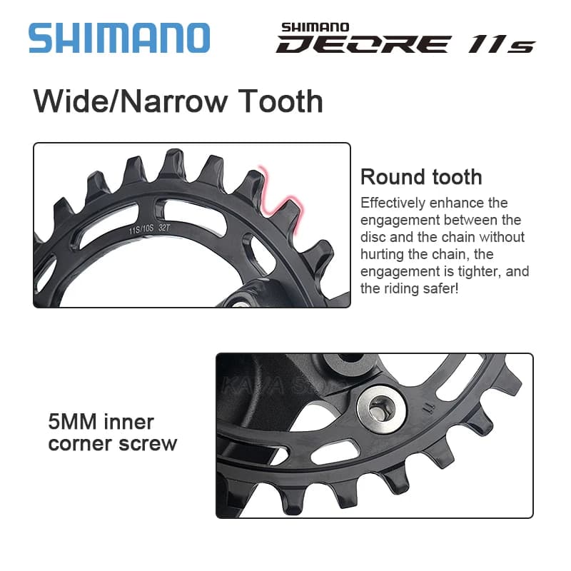 Shimano Deore FC M5100 vtt pédalier 10S 11S VTT pignon 175 170mm 32T pédalier vélo pédalier BB52 M50