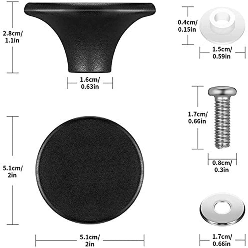 Bouton de remplacement pour four hollandais Le Creuset, boutons de remplacement en bakélite, poignée