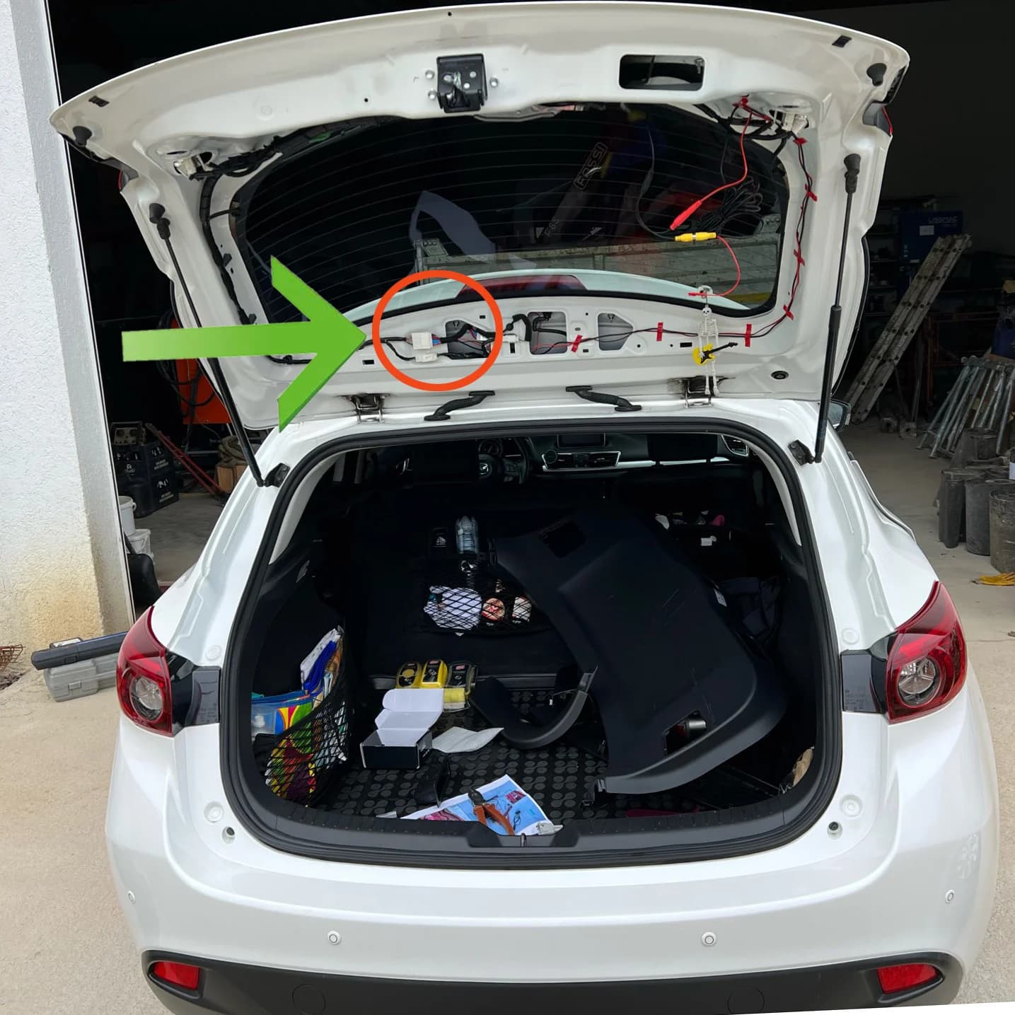 Vkauto-Câble adaptateur de caméra de stationnement pour Mazda 3, Mazda 3 URA back BM Bouches 2014 ~ 