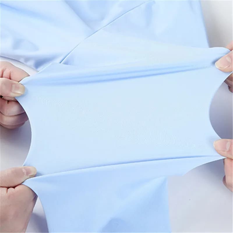 Chemise à manches longues pour hommes, extensible dans les quatre voies, sans fer, soyeuse, commerce