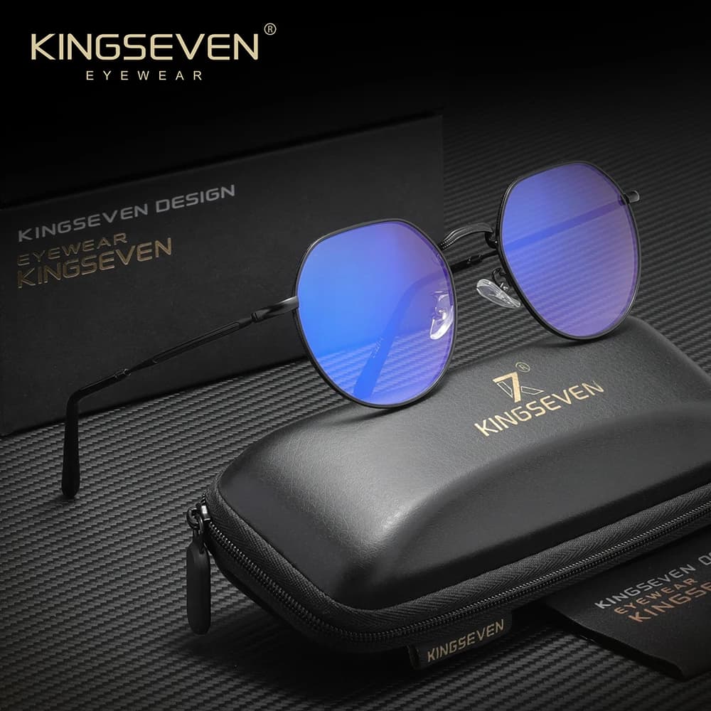 KINGSEVEN – lunettes anti-lumière bleue, unisexes, à la mode, protection contre les rayons bleus, po