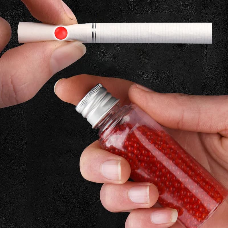 Offre spéciale 4000 pièces Explosion de Cigarette Pops perles fruits mélangés glace noire menthol go