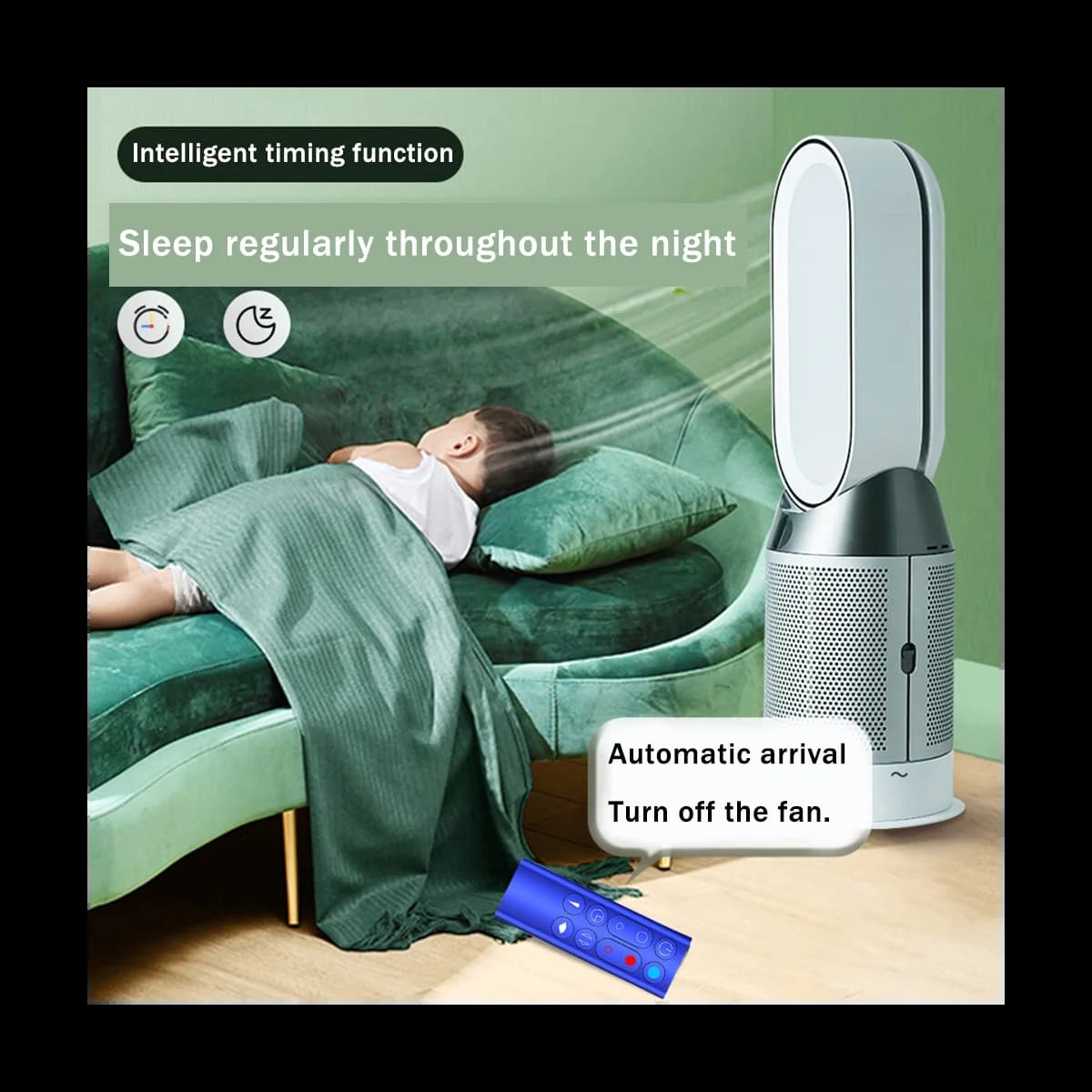 Télécommande de remplacement pour supporter ficateur d'air Dyson AM09, ventilateur sans feuilles, no