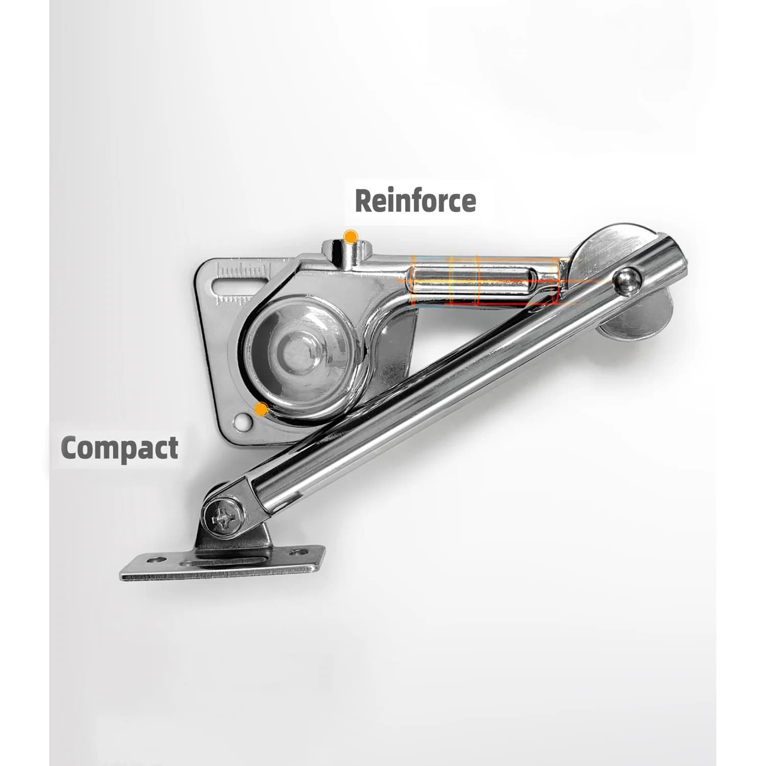 Support Hydraulique de Levage de Porte d'Armoire, Vide, Ouverture, Charnière, 2 Pièces