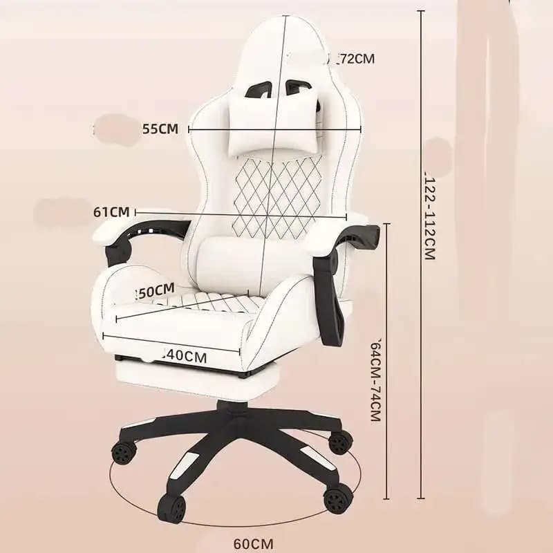 Chaises de jeu en cuir modernes chambre étanche bureau personne inclinable Relax Design fauteuils in
