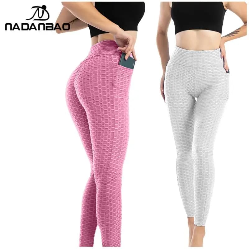 Nadanbao-Pantalon de Survêtement Solide pour Femmes, Collants Fallow, Taille Haute, Pantalon d'Entra