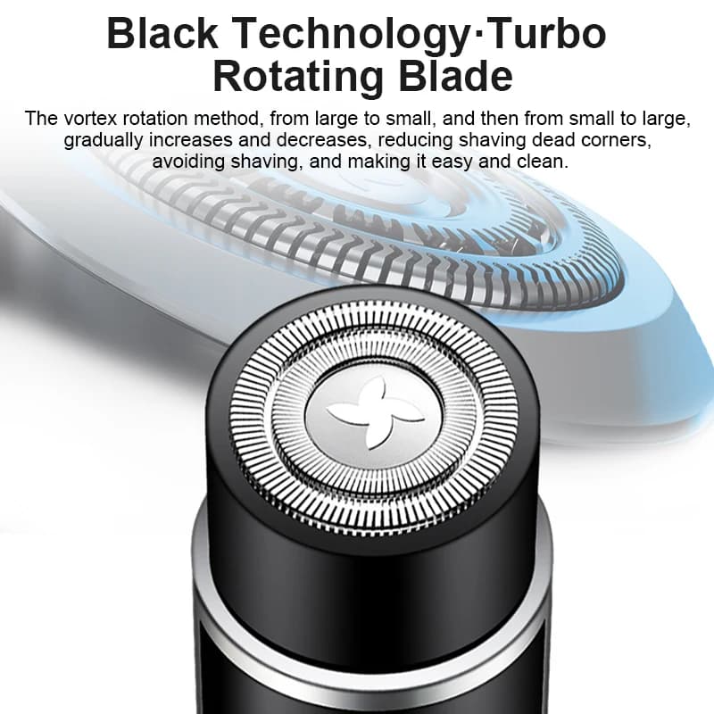 Mini rasoir électrique aste USB pour hommes, tondeuse à barbe professionnelle, rasoir portable pour 