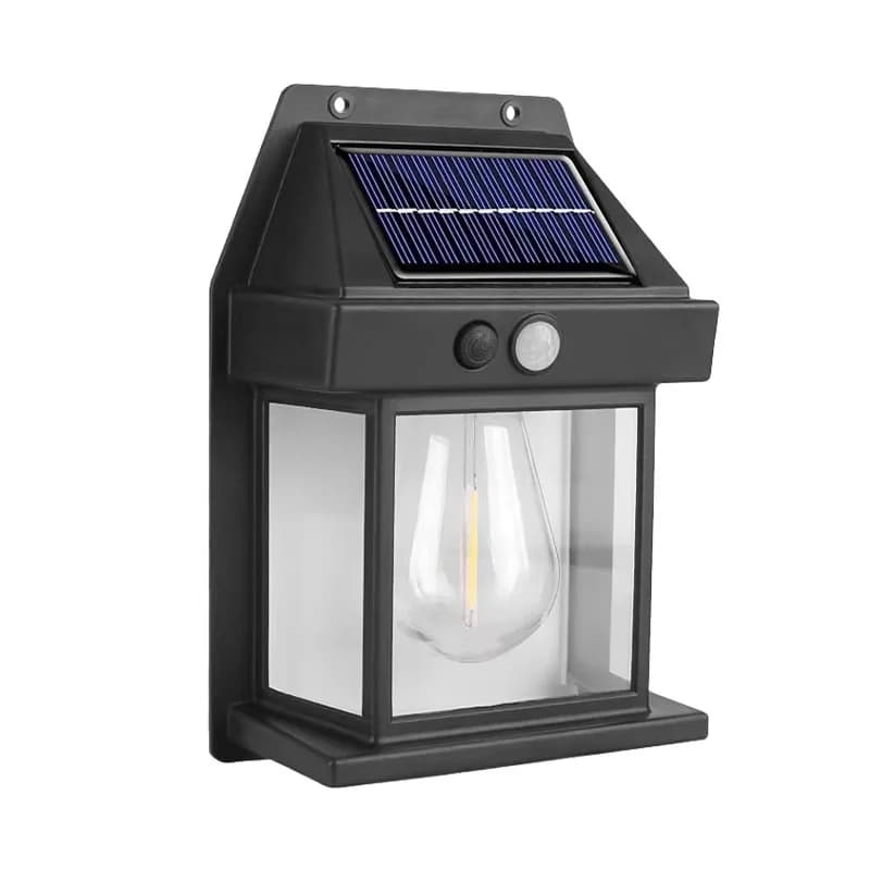 Puissante lampadaire LED solaire extérieur lampe solaire étanche jardin cour voie décoration murale 