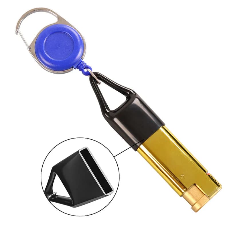 Porte-clés rétractable en Silicone, briquet, manchon de protection, laisse, Clip de rangement sûr, a
