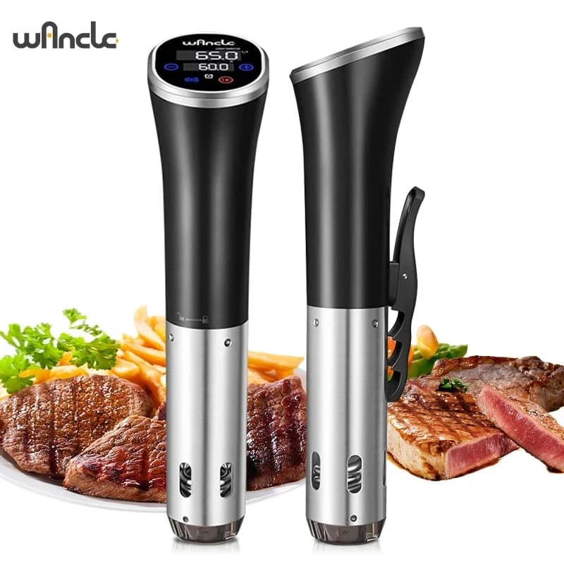 Wancle-Cuiseur Sous Vide à Immersion Étanche IPX7, Mijoteuse avec Affichage Numérique et Fonction de